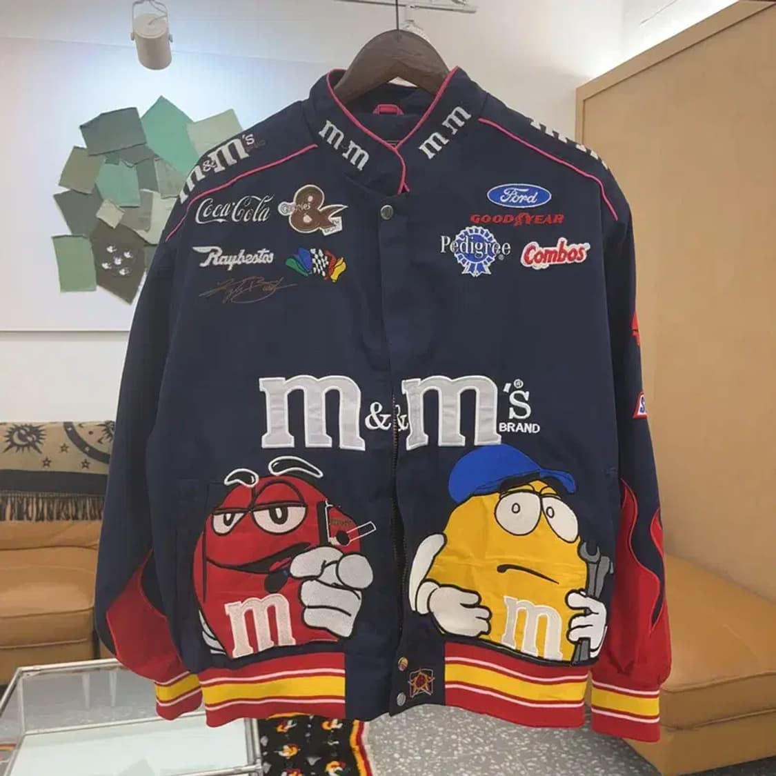 JH 디자인 m&m 모터사이클 레이싱 자켓 L C06582 상품이미지3