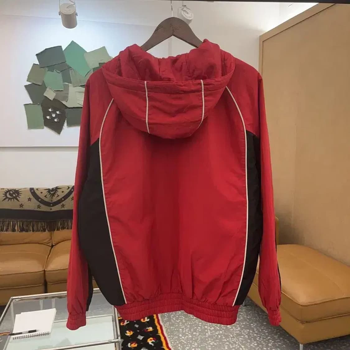 나이키 나스 올드스쿨 빈티지 배색 바람막이 집업 M C06599 상품이미지4