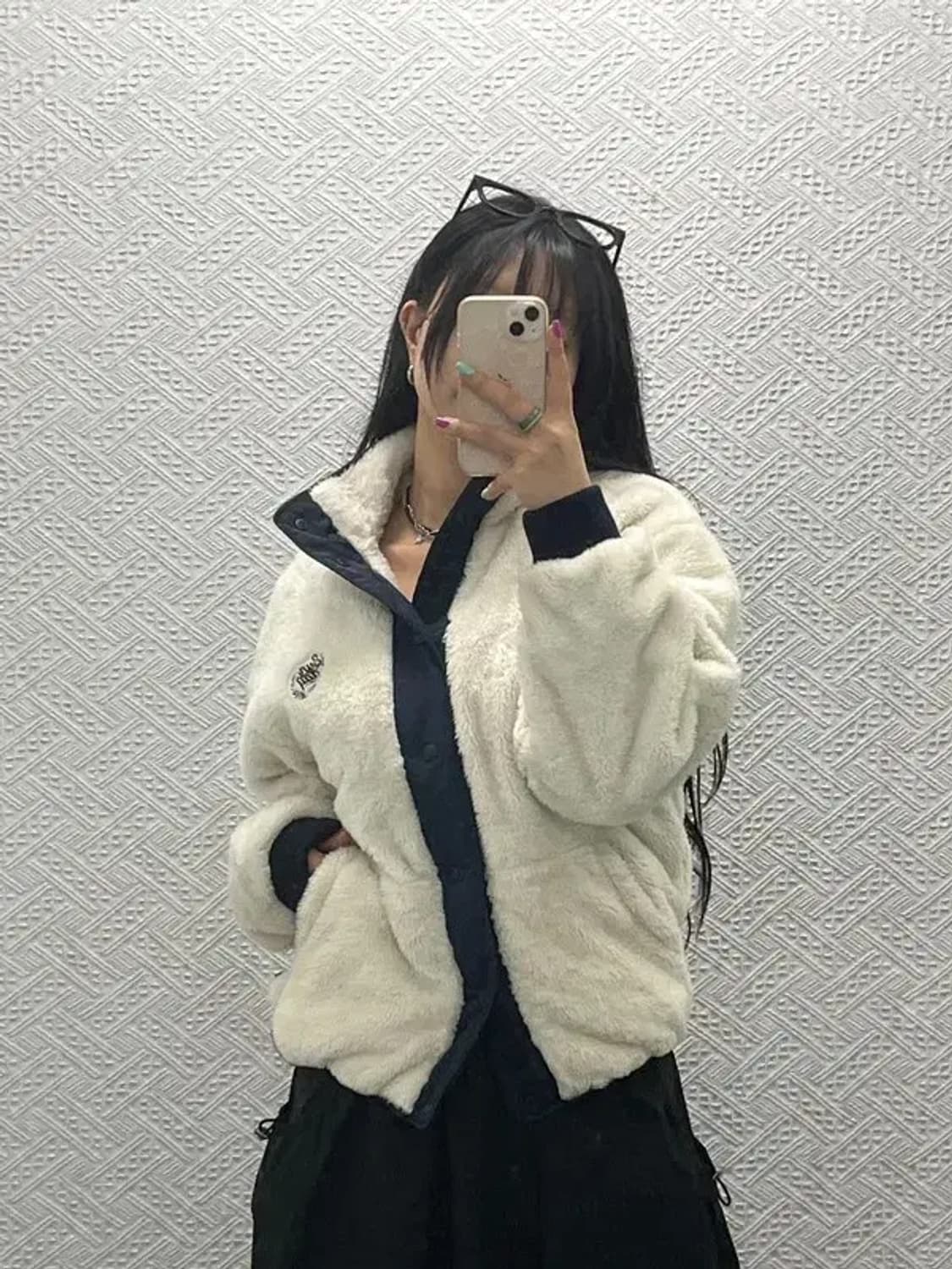 로맨틱크라운 보아털 백포켓 후리스 자켓 S C06600 상품이미지2