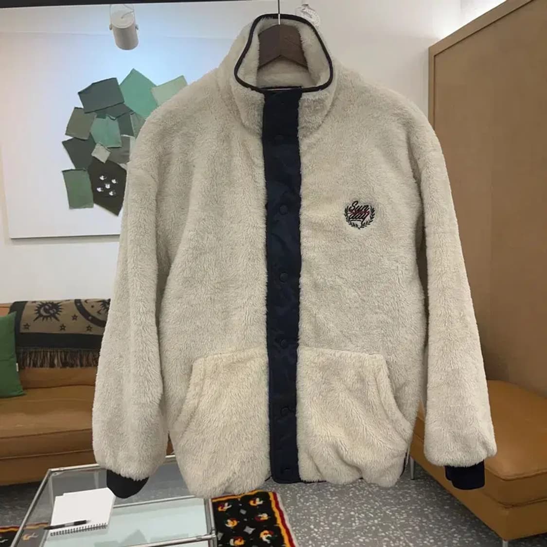 로맨틱크라운 보아털 백포켓 후리스 자켓 S C06600 상품이미지3