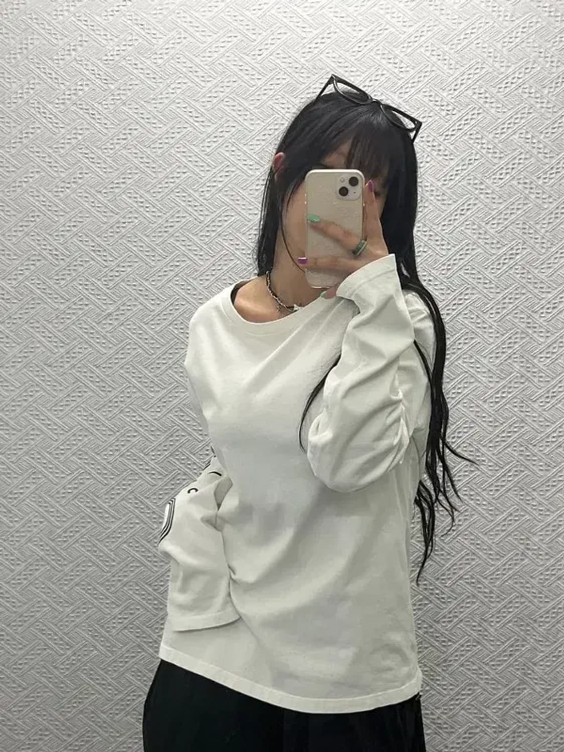 겐조 올드스쿨 빈티지 사이드 빅 로고 롱 슬리브 L C06605 상품이미지1