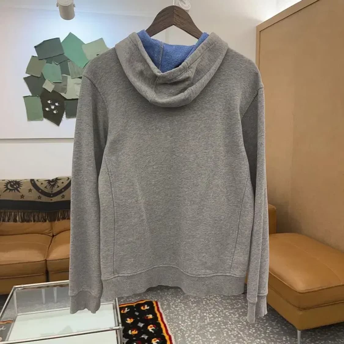 아디다스 빈티지 Y2K 배색 빅로고 후드티 M C06611 상품이미지4