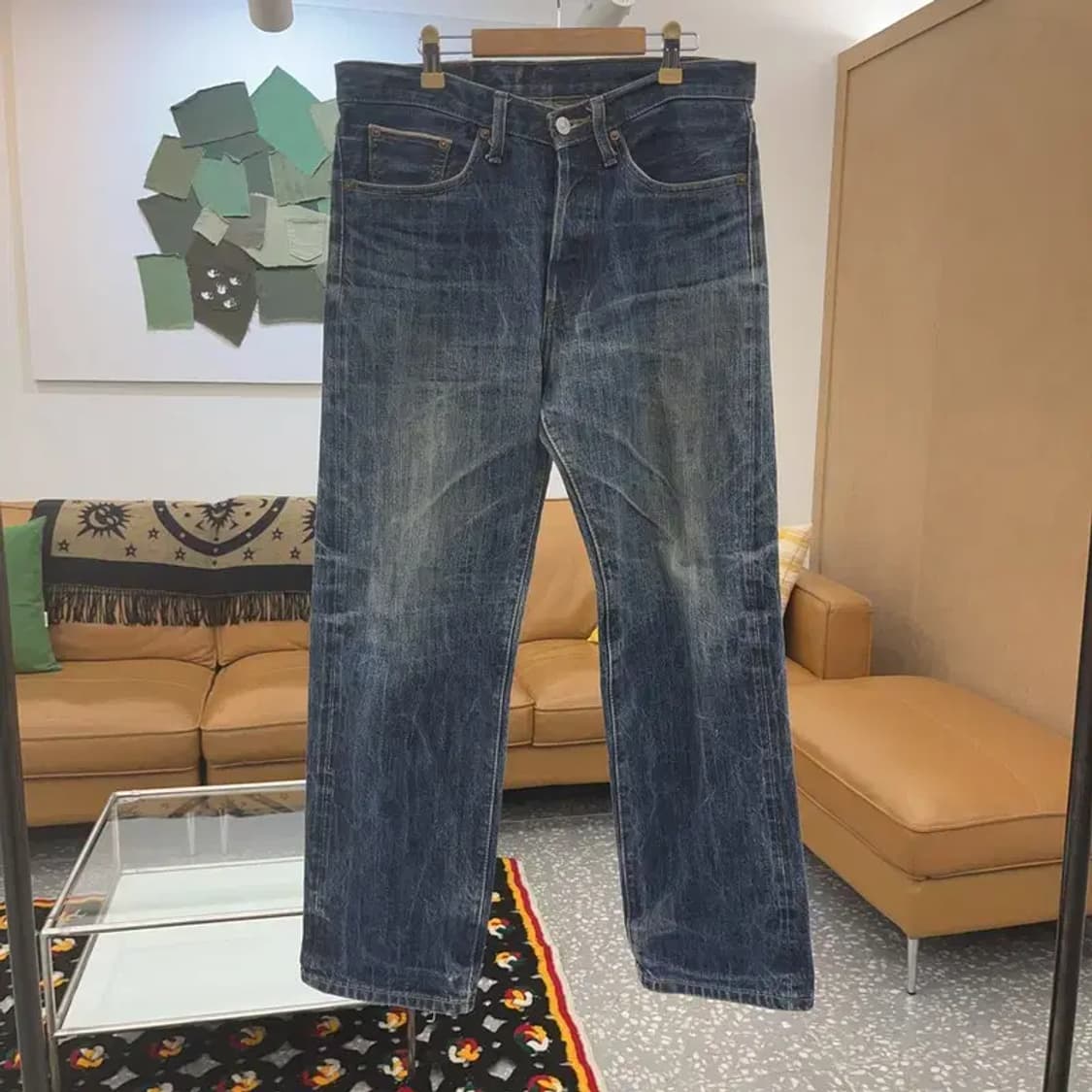 리바이스 501 올드스쿨 빅E 셀비지 데님팬츠 32인치 C06626 상품이미지3