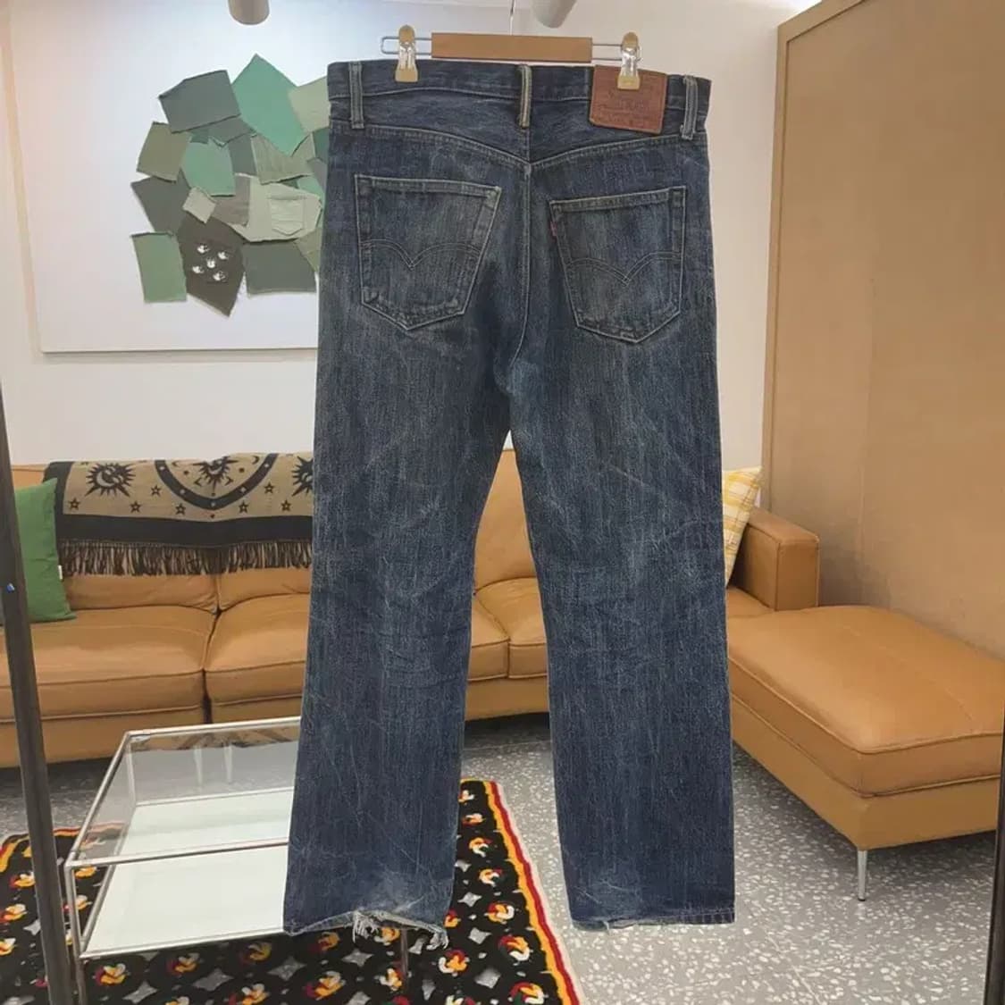 리바이스 501 올드스쿨 빅E 셀비지 데님팬츠 32인치 C06626 상품이미지4