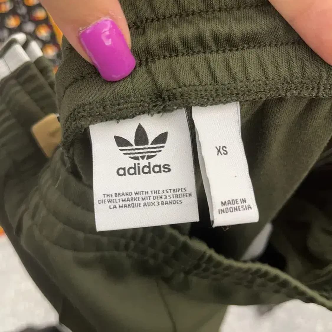 아디다스 빈티지 슈퍼스타 올리브 트랙팬츠 XS C06631 상품이미지4