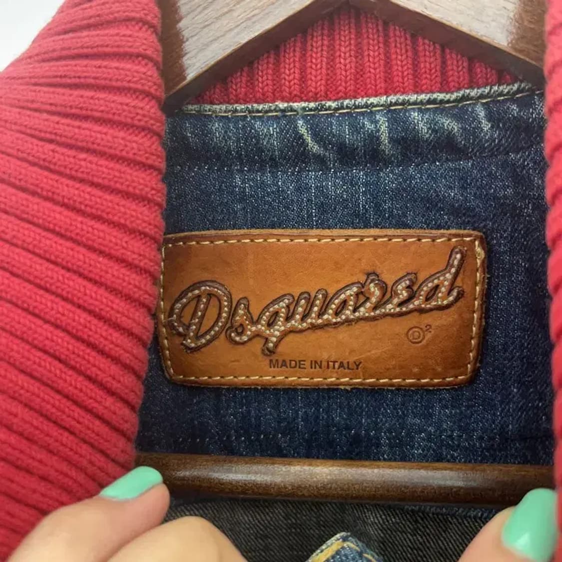 디스퀘어드2 올드스쿨 90's 트러커 체크 데님 청자켓 90 C06622 상품이미지5