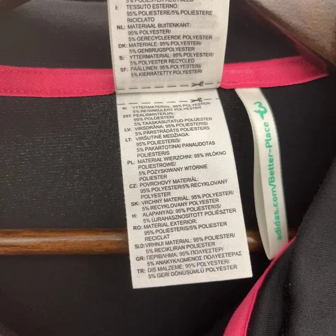 아디다스 00's 대장급 그라데이션 블랙핑크 져지 집업 S C06621 상품이미지6