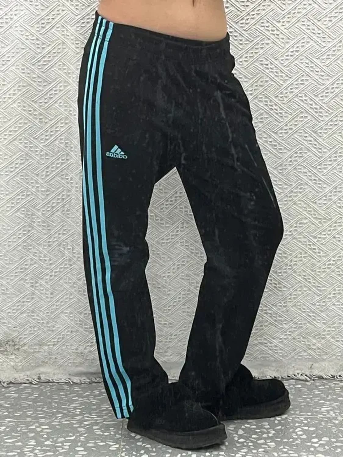 아디다스 빈티지 00's 스카이블루 배색 트랙팬츠 95 C06632 상품이미지2