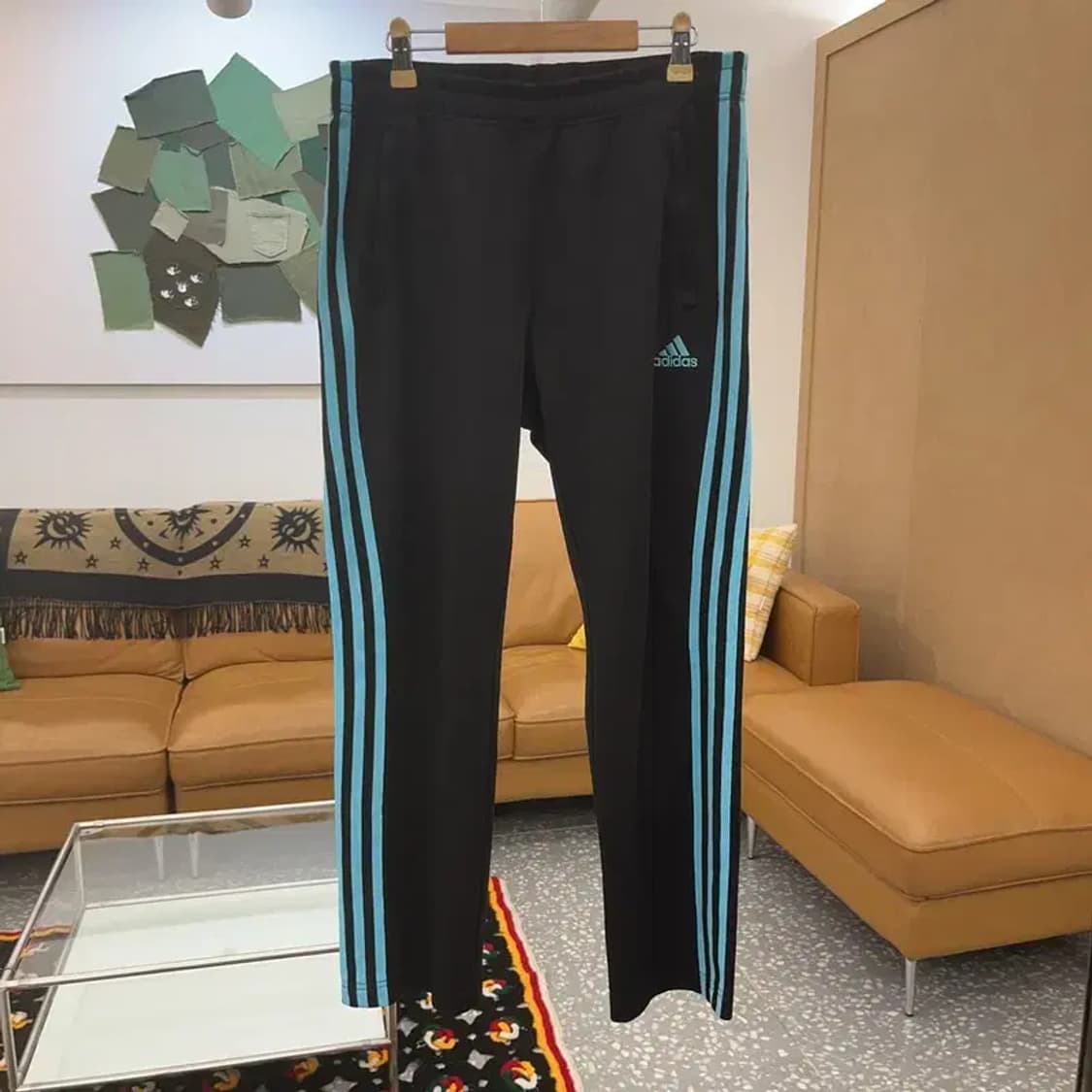 아디다스 빈티지 00's 스카이블루 배색 트랙팬츠 95 C06632 상품이미지3