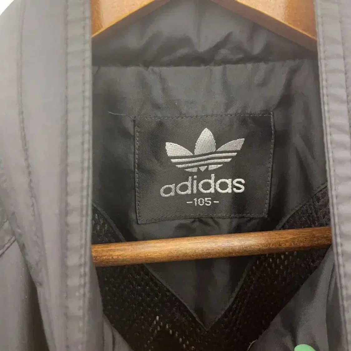 아디다스 올드스쿨 빅로고 오버핏 바람막이 자켓 105 C06614 상품이미지5