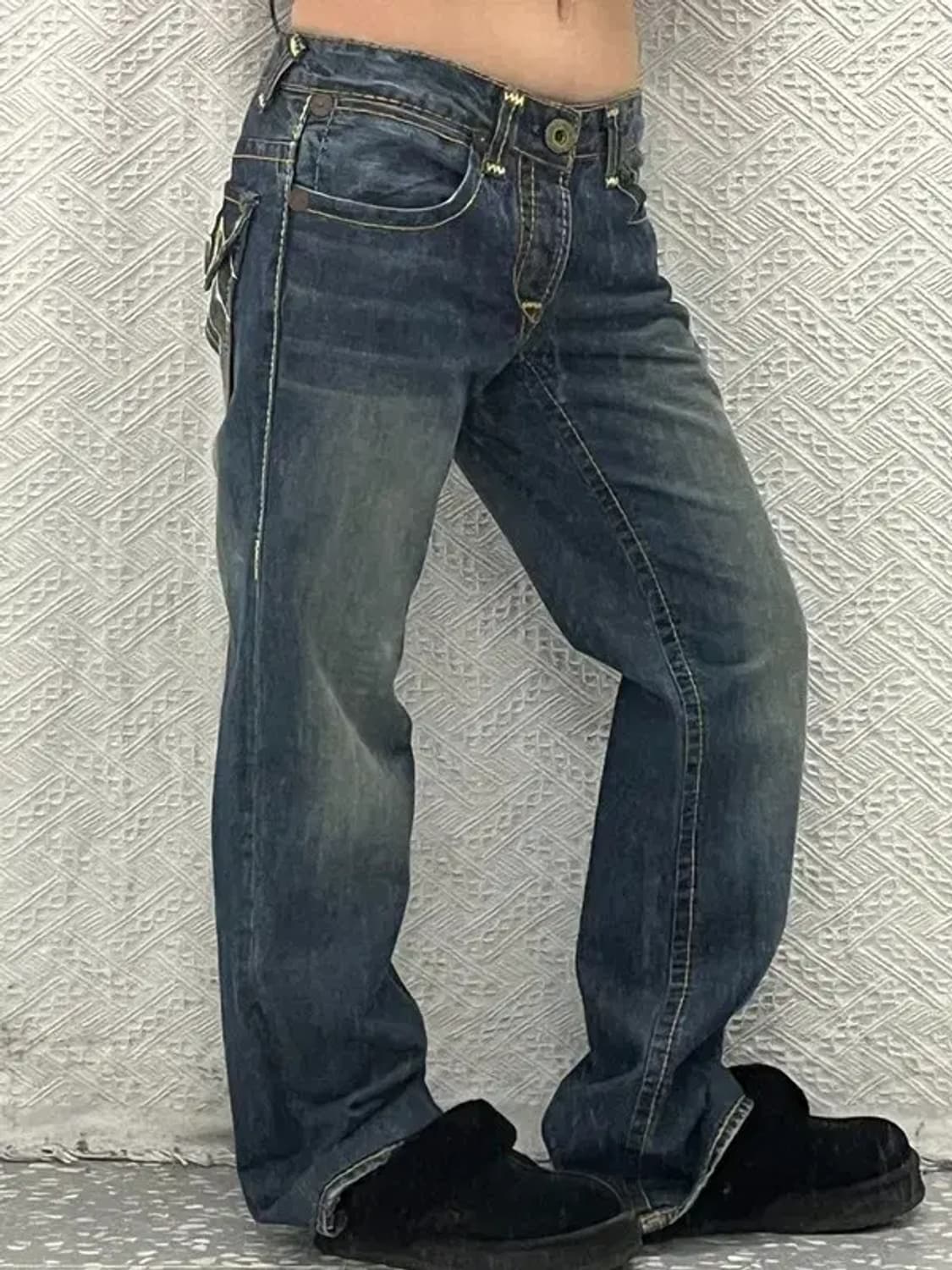 트루릴리전 빌리 자이언트 빅티 00's 데님팬츠 30인치 C06629 상품이미지1