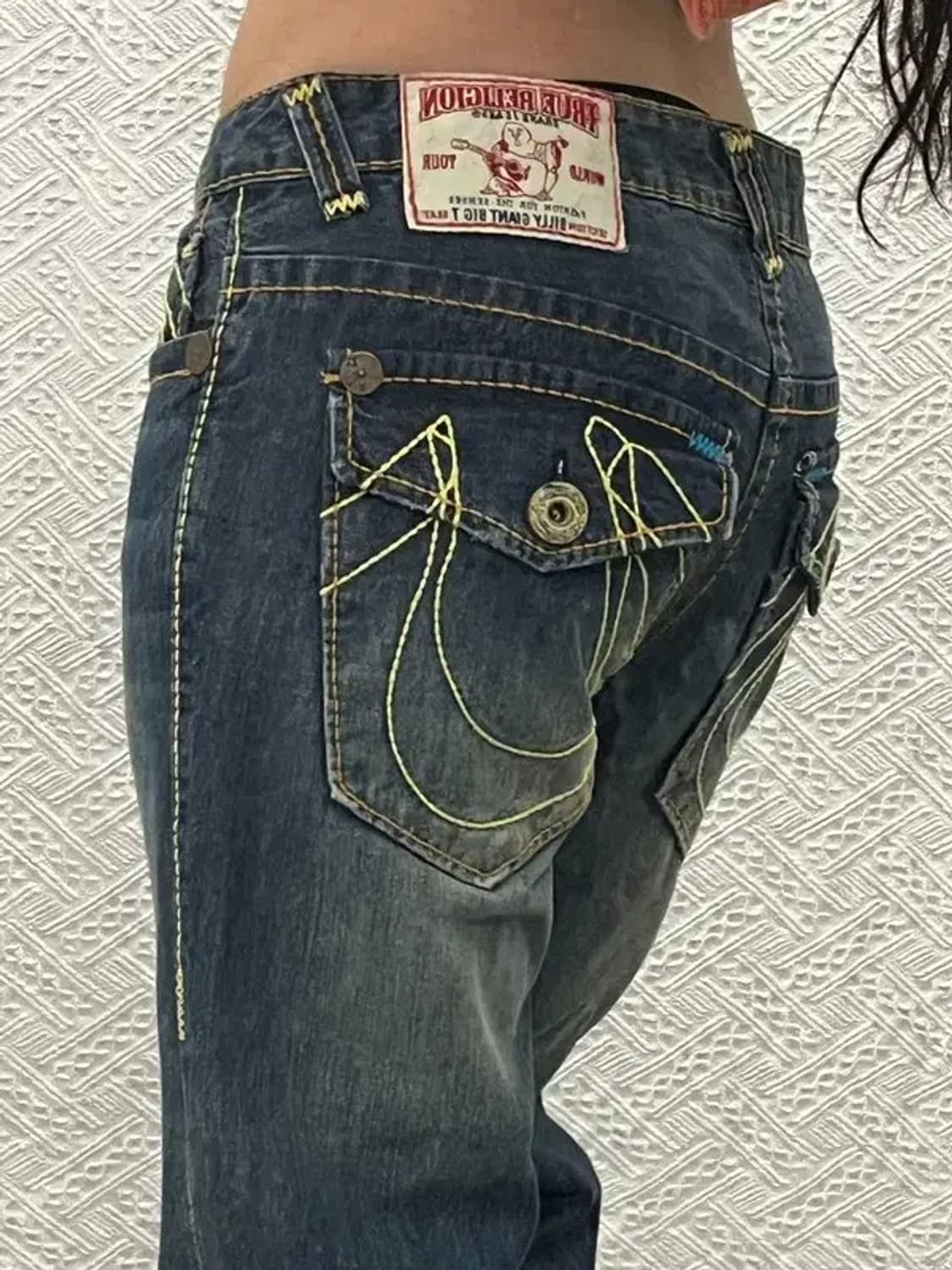 트루릴리전 빌리 자이언트 빅티 00's 데님팬츠 30인치 C06629 상품이미지2