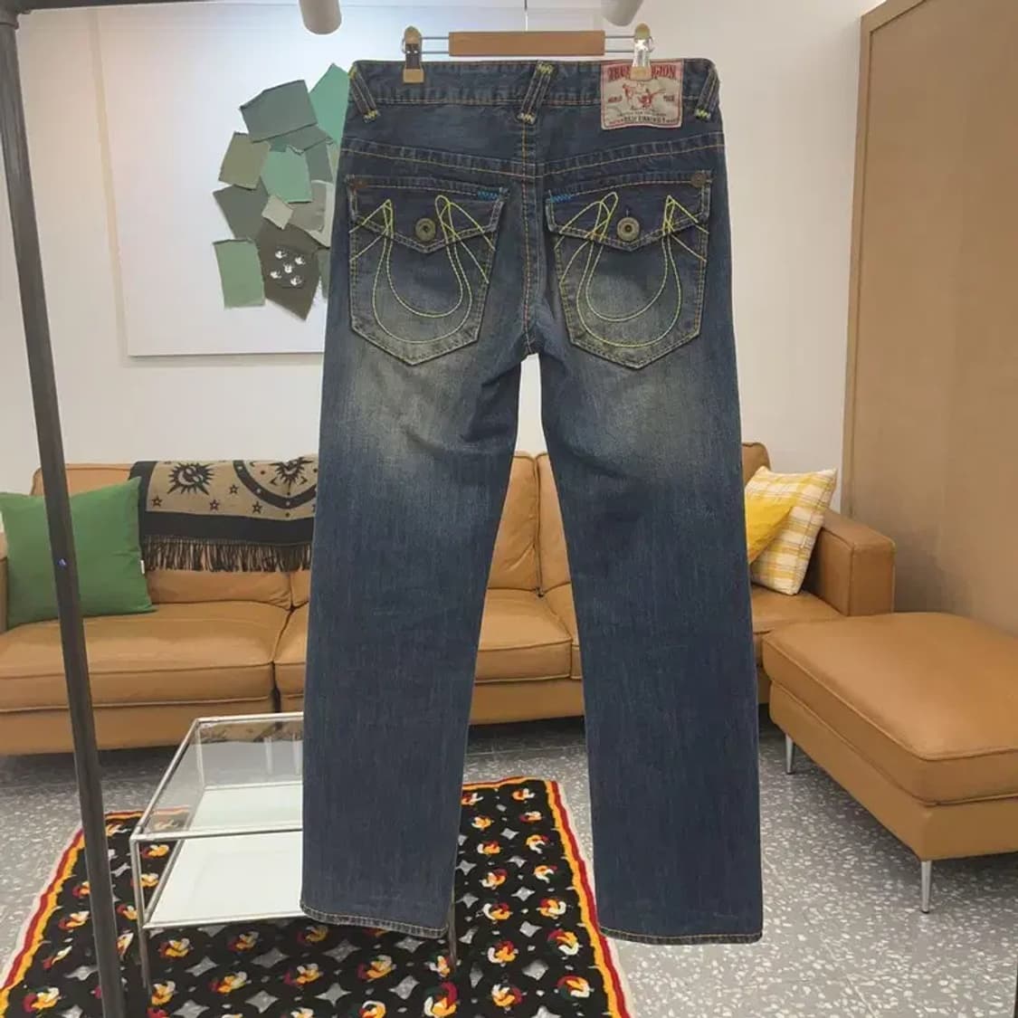 트루릴리전 빌리 자이언트 빅티 00's 데님팬츠 30인치 C06629 상품이미지4