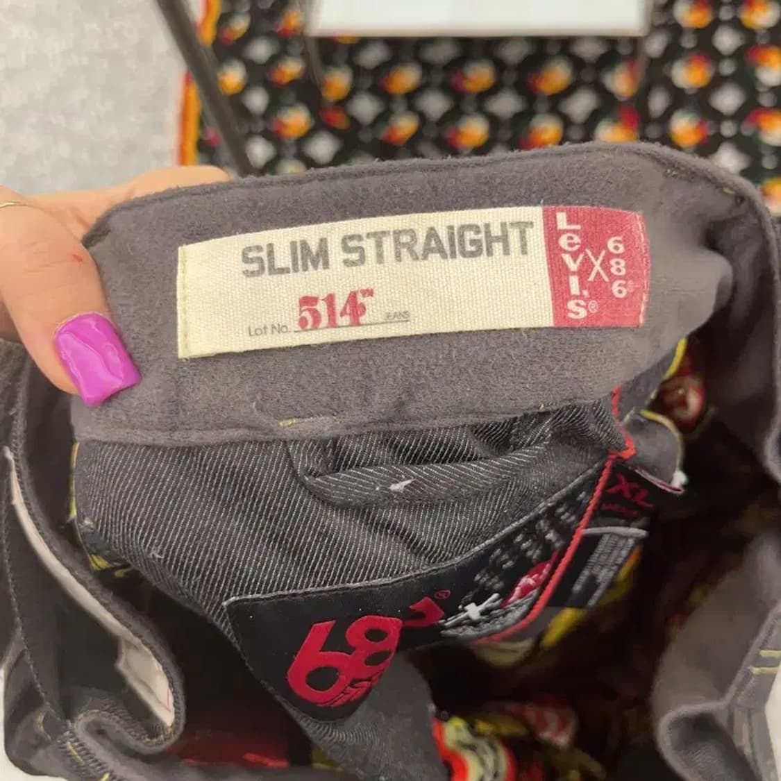 리바이스 514 멀티포켓 벨티드 워크 데님 팬츠 38인치 C06635 상품이미지6