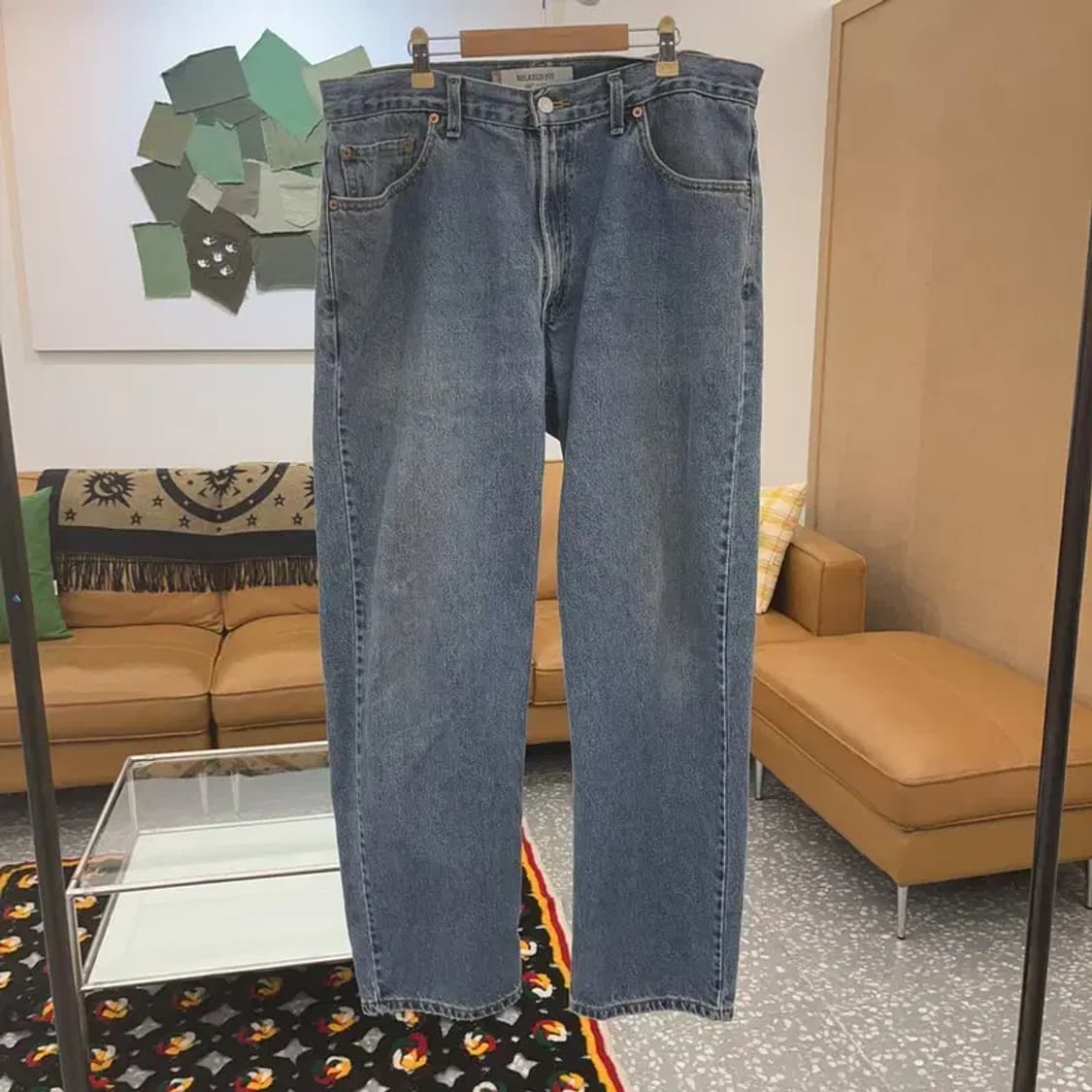 리바이스 550 빈티지 90's 와이드 데님팬츠 36인치 C06637 상품이미지3