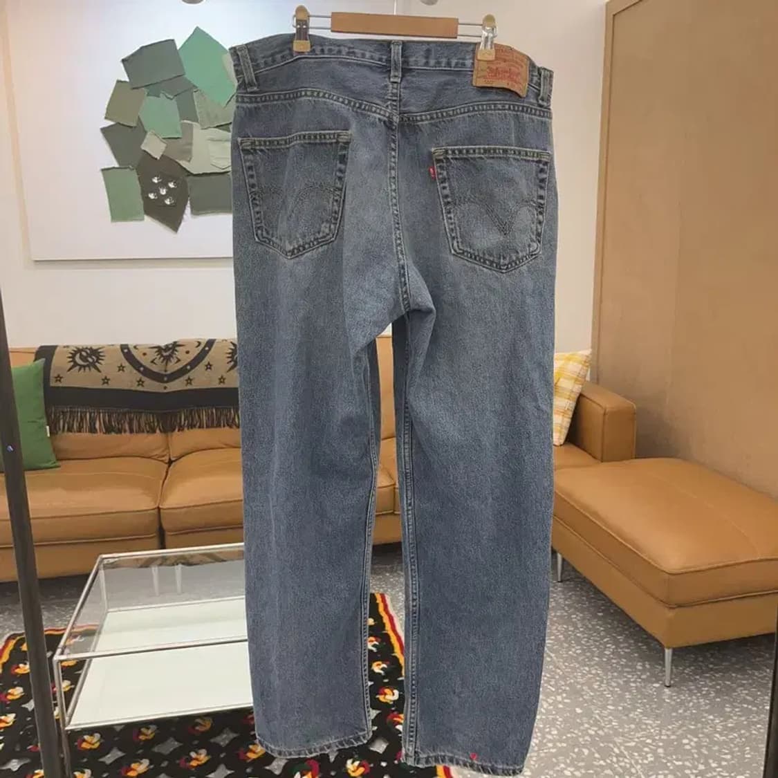 리바이스 550 빈티지 90's 와이드 데님팬츠 36인치 C06637 상품이미지4