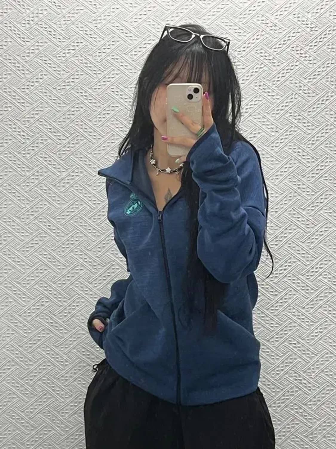 아디다스 00's 레알마드리드 딥블루  져지 후드집업 L C06638 상품이미지1