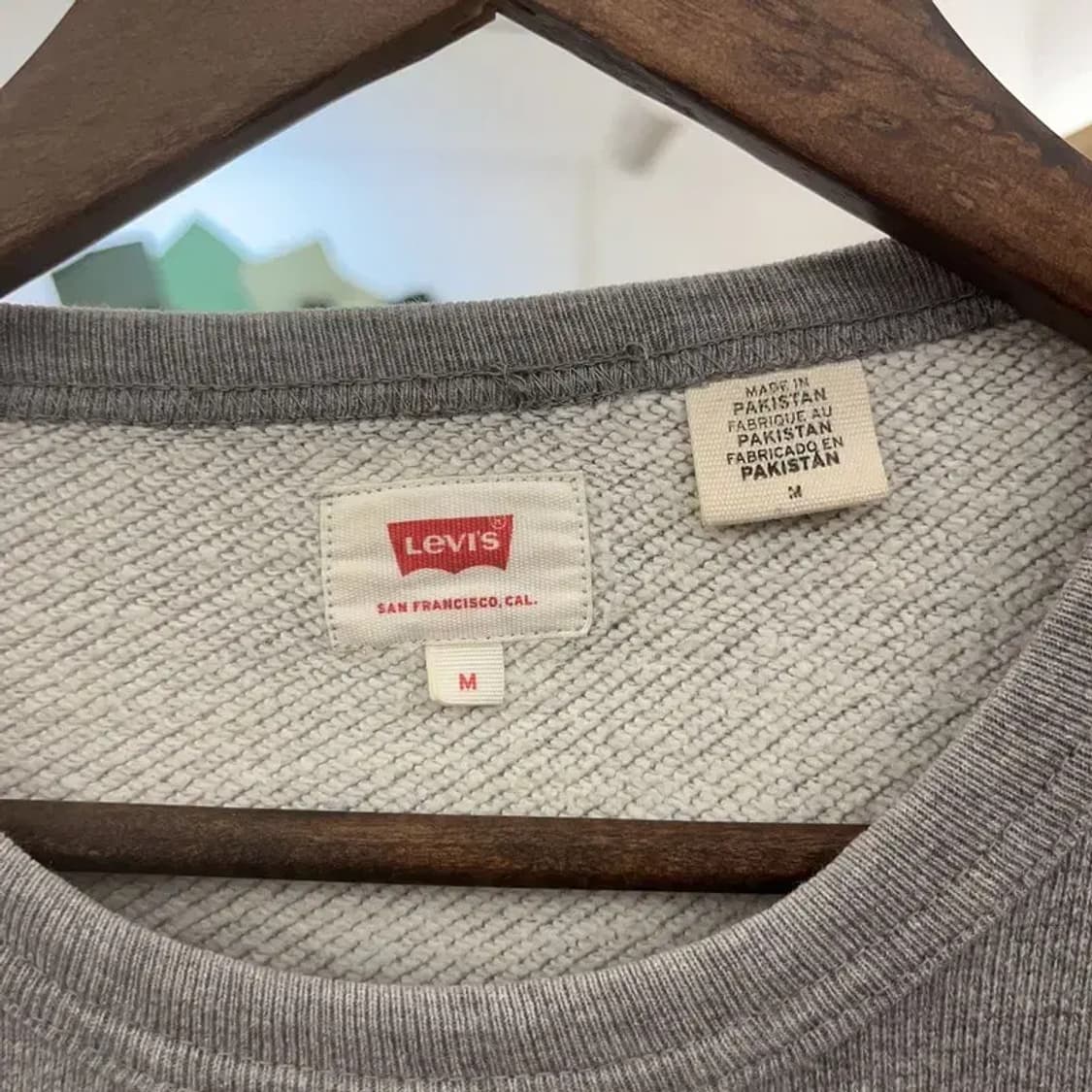 리바이스 캐쥬얼 모던룩 베이직 맨투맨 스웻셔츠 M C06645 상품이미지5