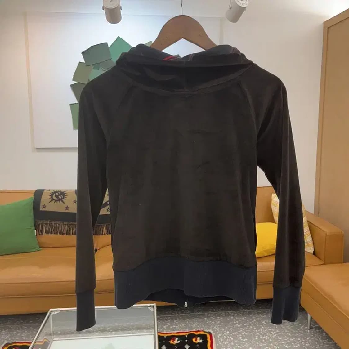 푸마 올드스쿨 00's Y2K 벨벳 트랙탑 집업 S C06663 상품이미지4