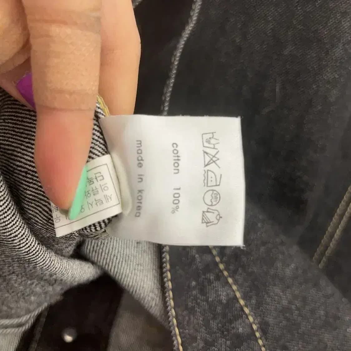 빈티지 올드스쿨 에스닉 트러커 데님 청자켓 M C06664 상품이미지7