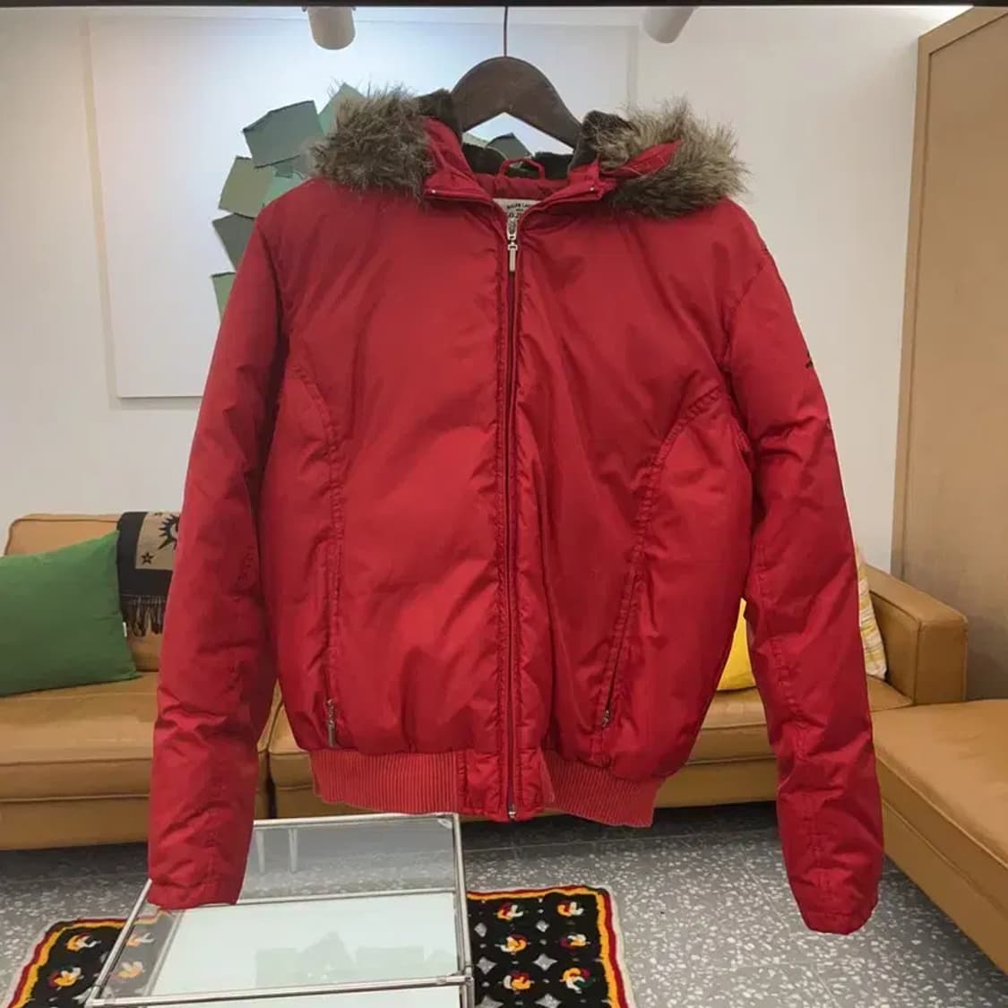 폴로 랄프로렌 올드스쿨 90's 다운 퍼 숏 패딩 L C06665 상품이미지3