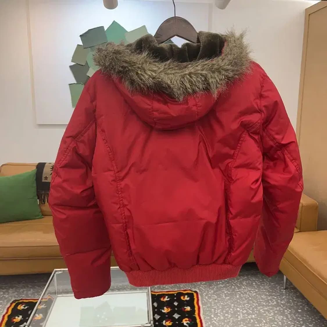 폴로 랄프로렌 올드스쿨 90's 다운 퍼 숏 패딩 L C06665 상품이미지4