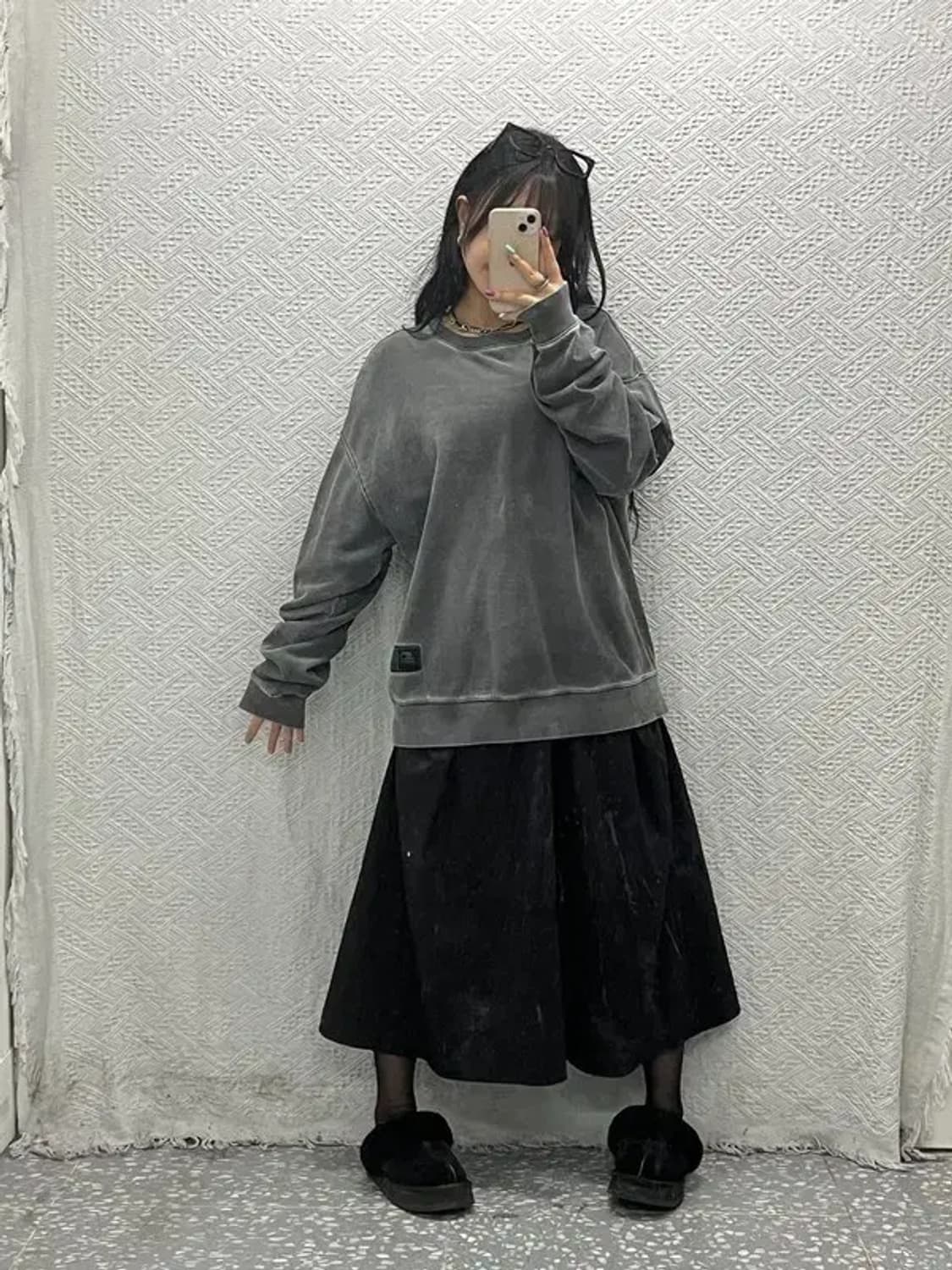 스타터 올드스쿨 빈티지 피그먼트 맨투맨 스웻셔츠 L C06655 상품이미지1