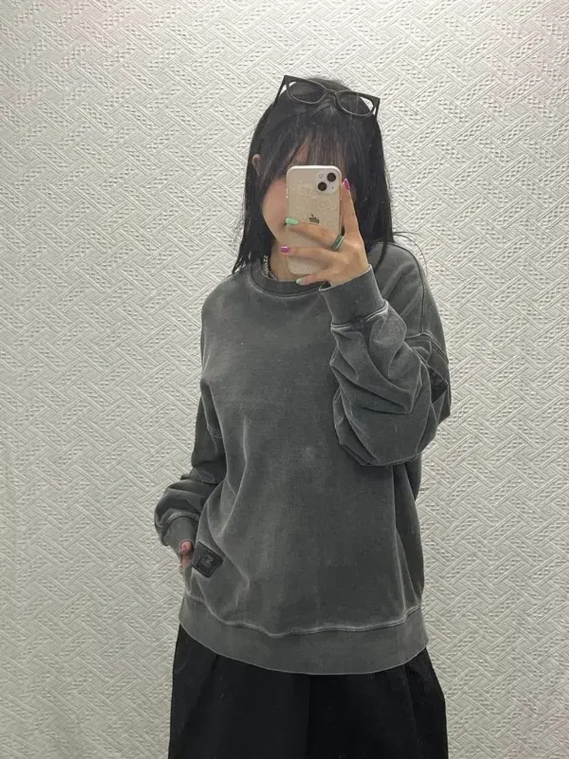 스타터 올드스쿨 빈티지 피그먼트 맨투맨 스웻셔츠 L C06655 상품이미지2