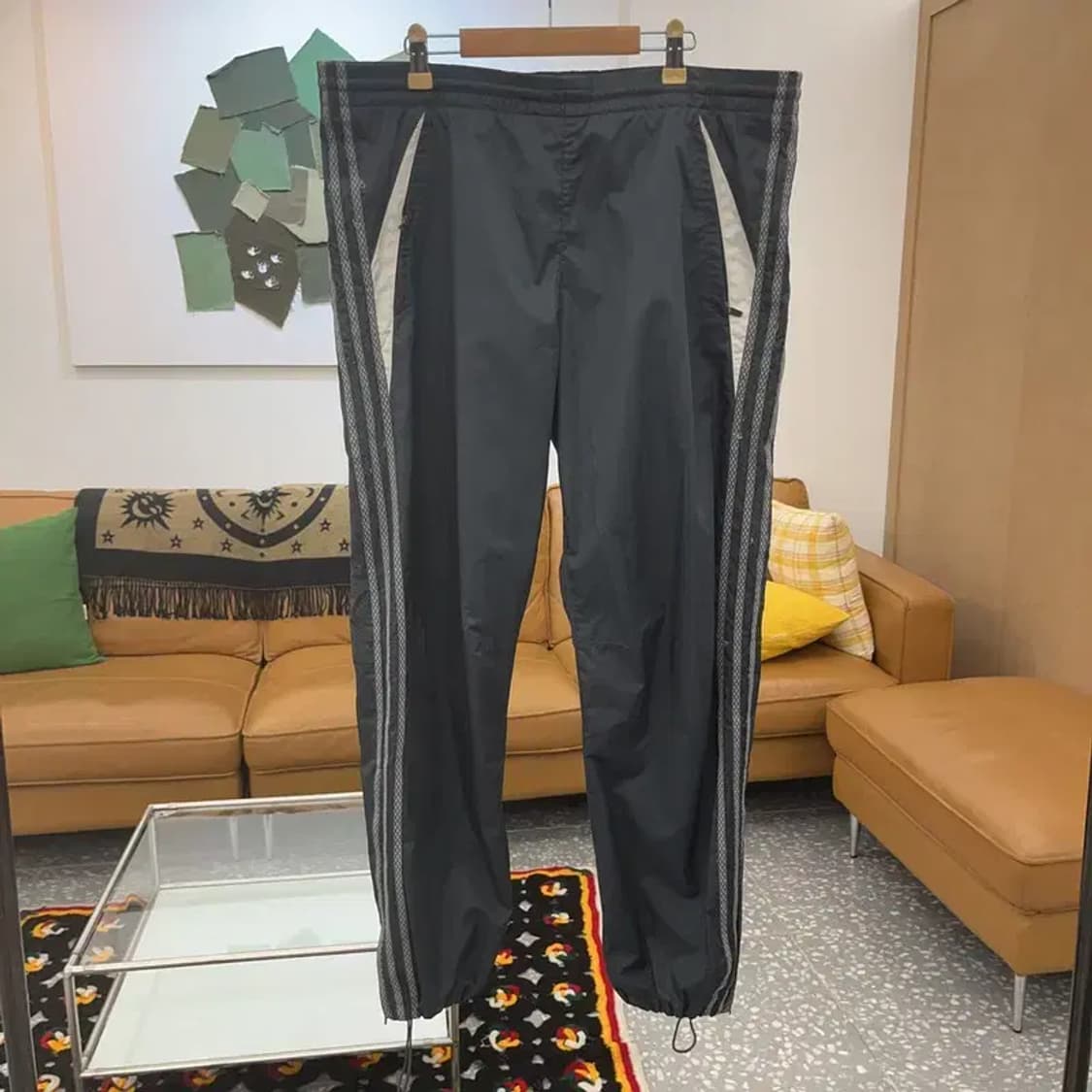 아디다스 올드스쿨 90's 차콜 배색 트랙 팬츠 95 C06670 상품이미지3