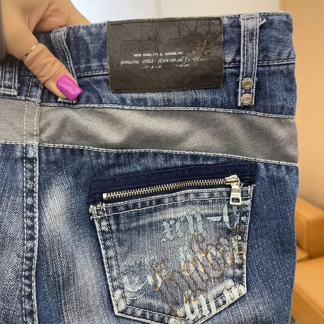 푸부 FUBU 올드스쿨 빈티지 00'S 청바지 29인치 C06672 상품이미지5