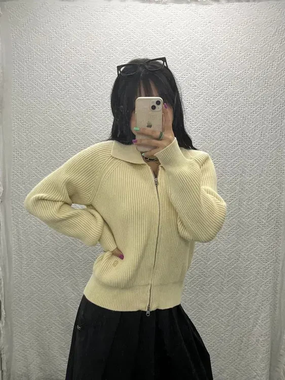 마리테프랑소와저버 여리 뜨개 투웨이 니트 가디건 M C06659 상품이미지2