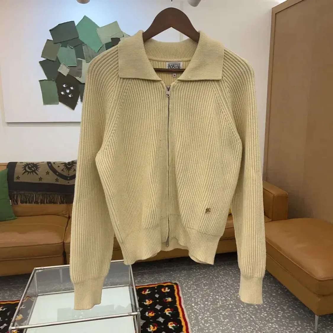 마리테프랑소와저버 여리 뜨개 투웨이 니트 가디건 M C06659 상품이미지3