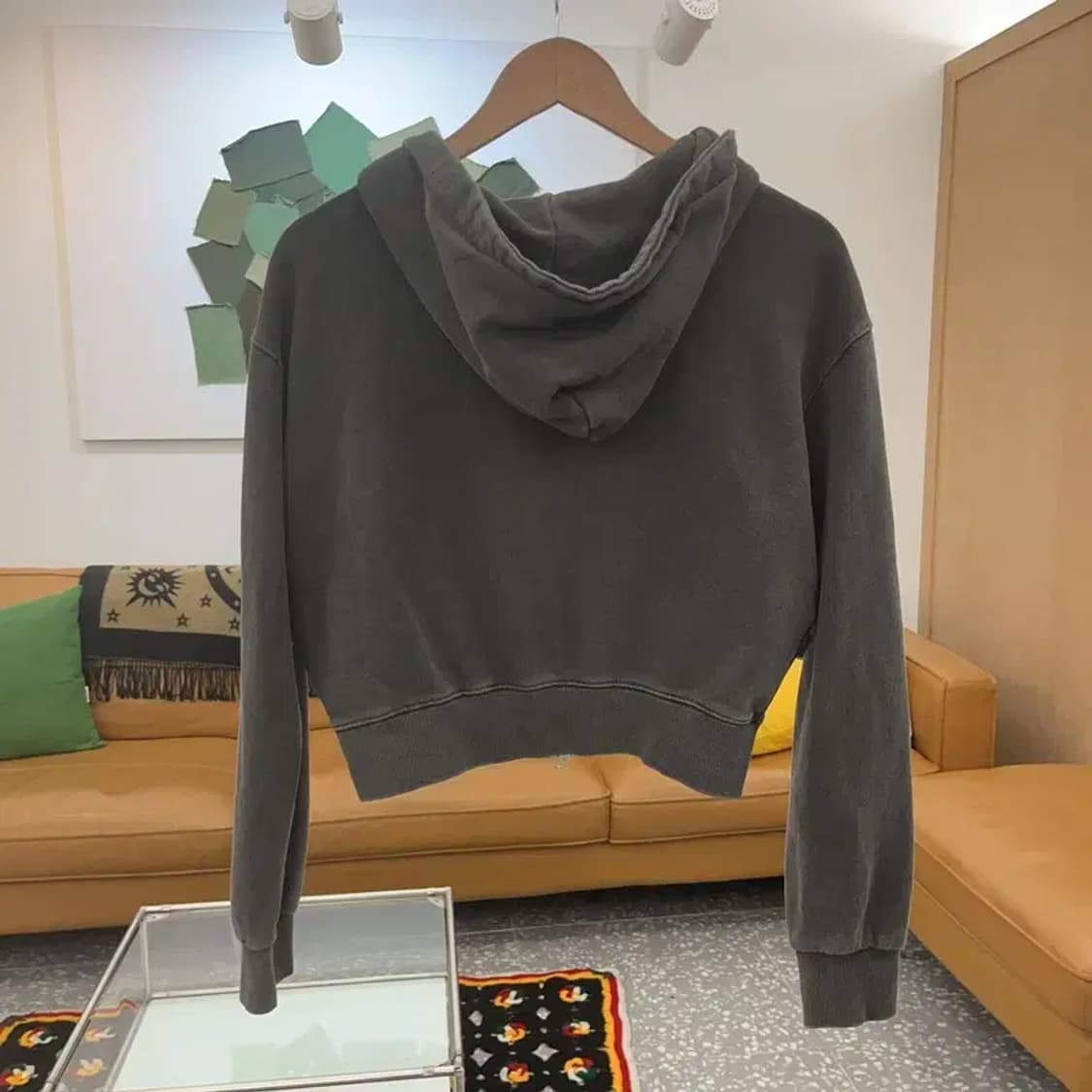 꼼파뇨 올드스쿨 빈티지 투웨이 크롭 후드 집업 M C06650 상품이미지5