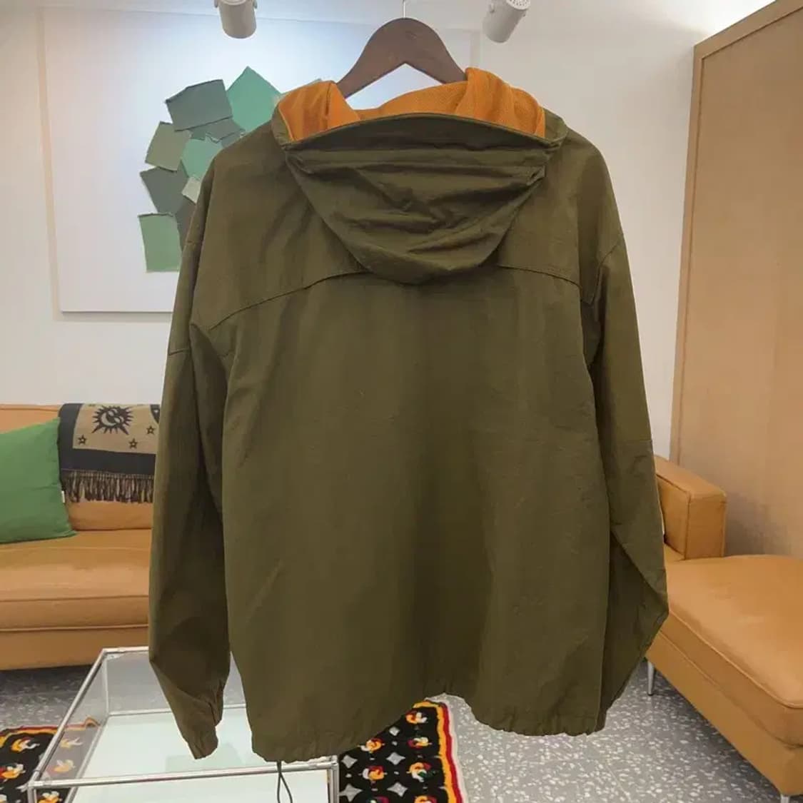 나이키 올드스쿨 고프코어 카키 바람막이 자켓 100 C06658 상품이미지4