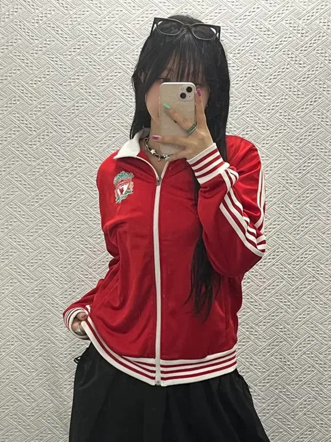 아디다스 희귀 리버풀 축구 트랙탑 져지 집업 L C06651 상품이미지1