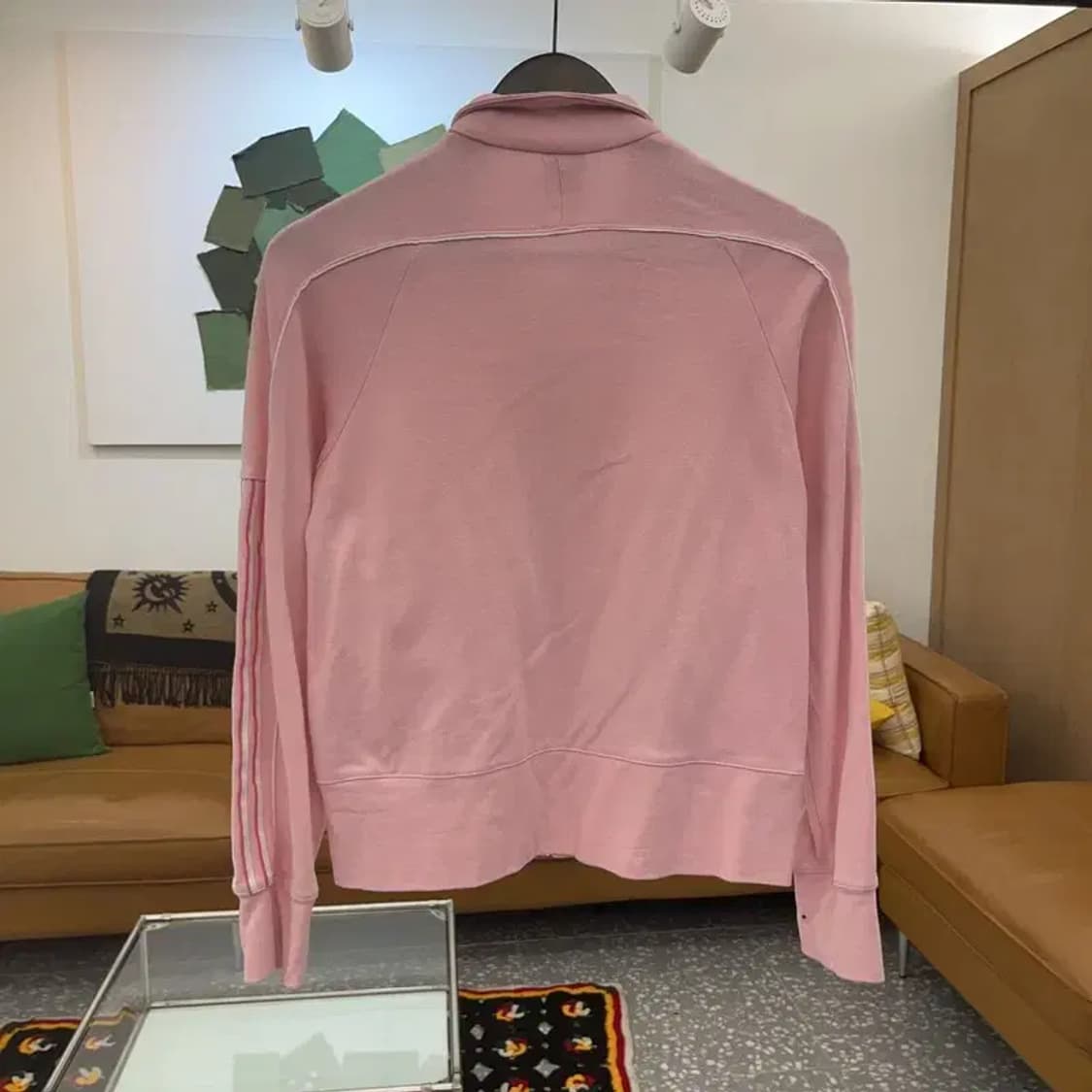 아디다스 대장급 발레코어 딸기우유 핑크 져지 집업 M C06657 상품이미지4