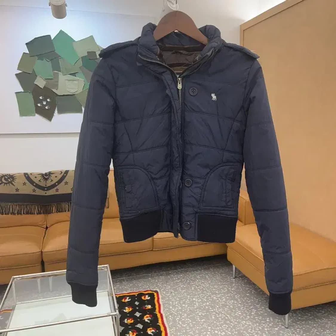 DESTROYED 올드스쿨 빈티지 00's 숏 패딩 L C06678 상품이미지3