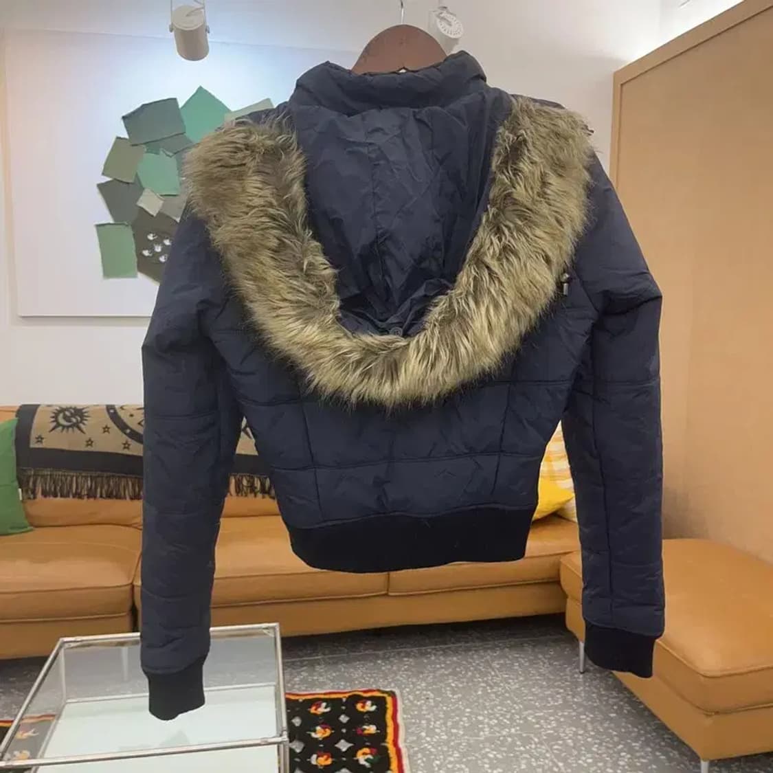 DESTROYED 올드스쿨 빈티지 00's 숏 패딩 L C06678 상품이미지4