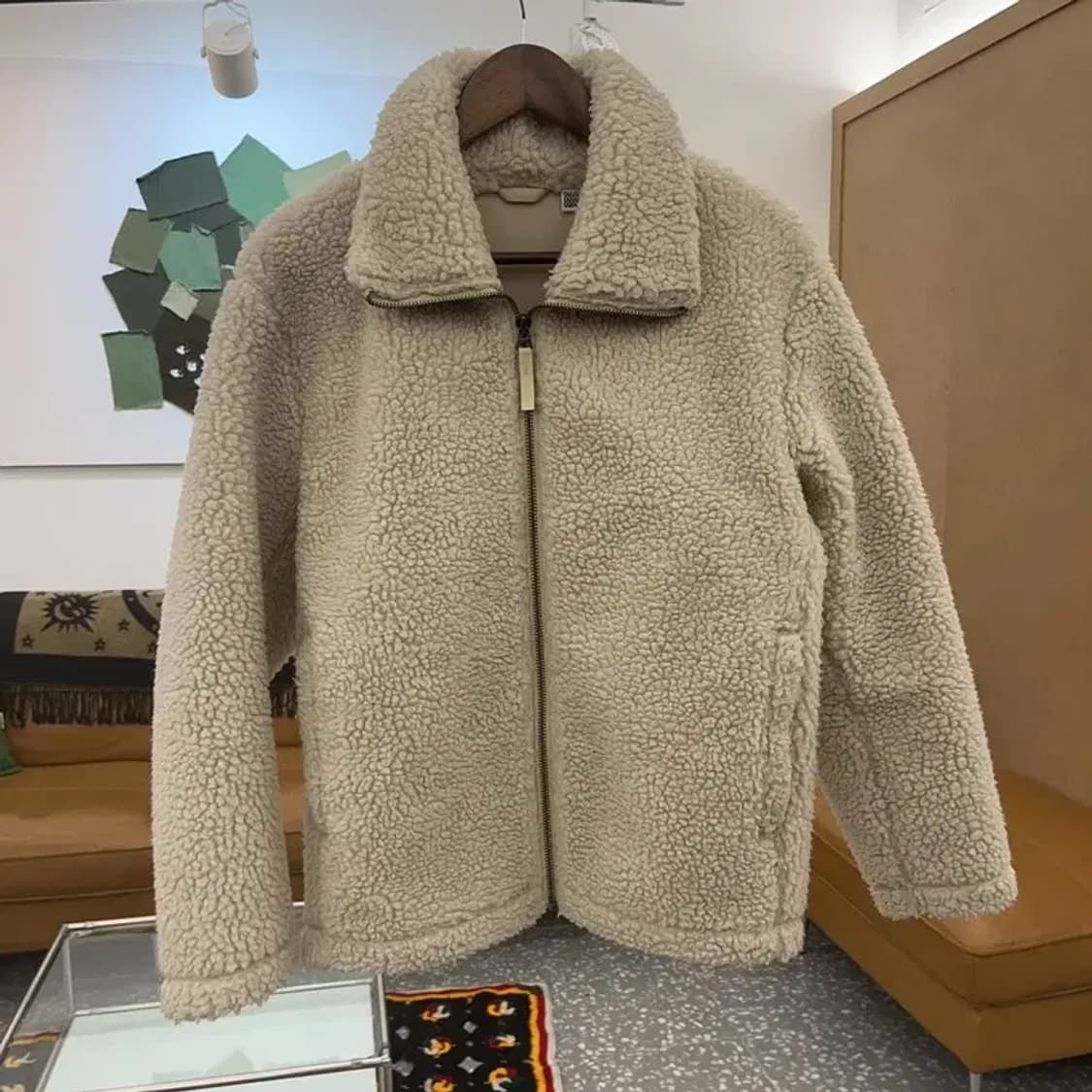 유니클로 U 이동휘 착용 베이직 르메르 플리스 자켓 S C06679 상품이미지3