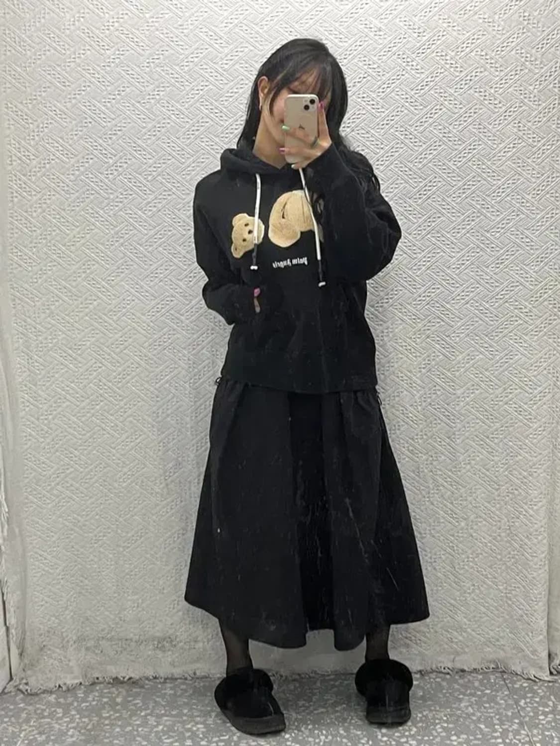 팜엔젤스 희귀 유니크 베어 로고 후드티 S C06689 상품이미지2