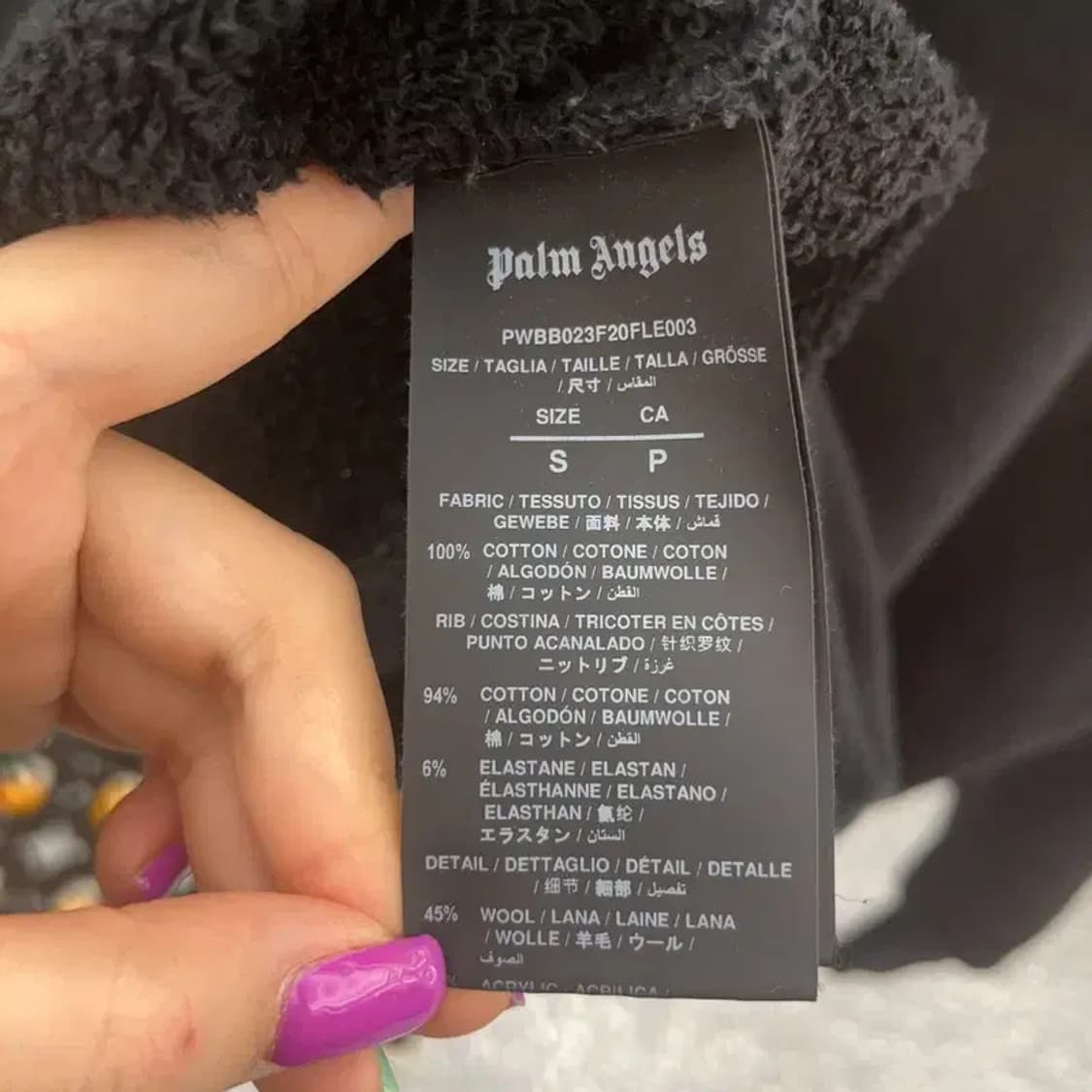 팜엔젤스 희귀 유니크 베어 로고 후드티 S C06689 상품이미지6