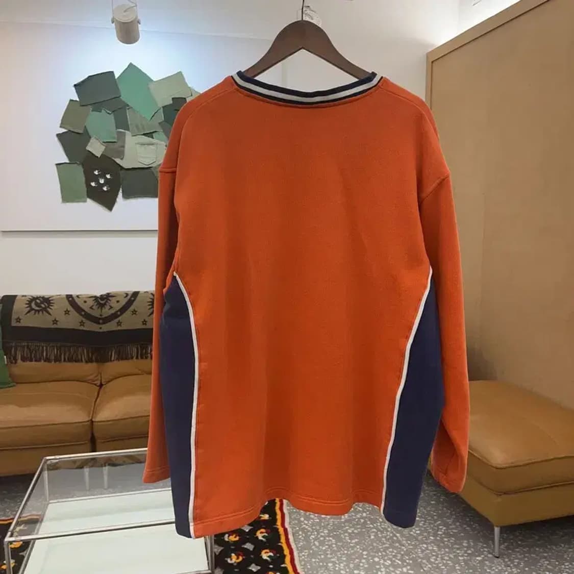 나이키 베스킷볼 90's 빈티지 오렌지 오버핏 롱슬리브 XL C06692 상품이미지4