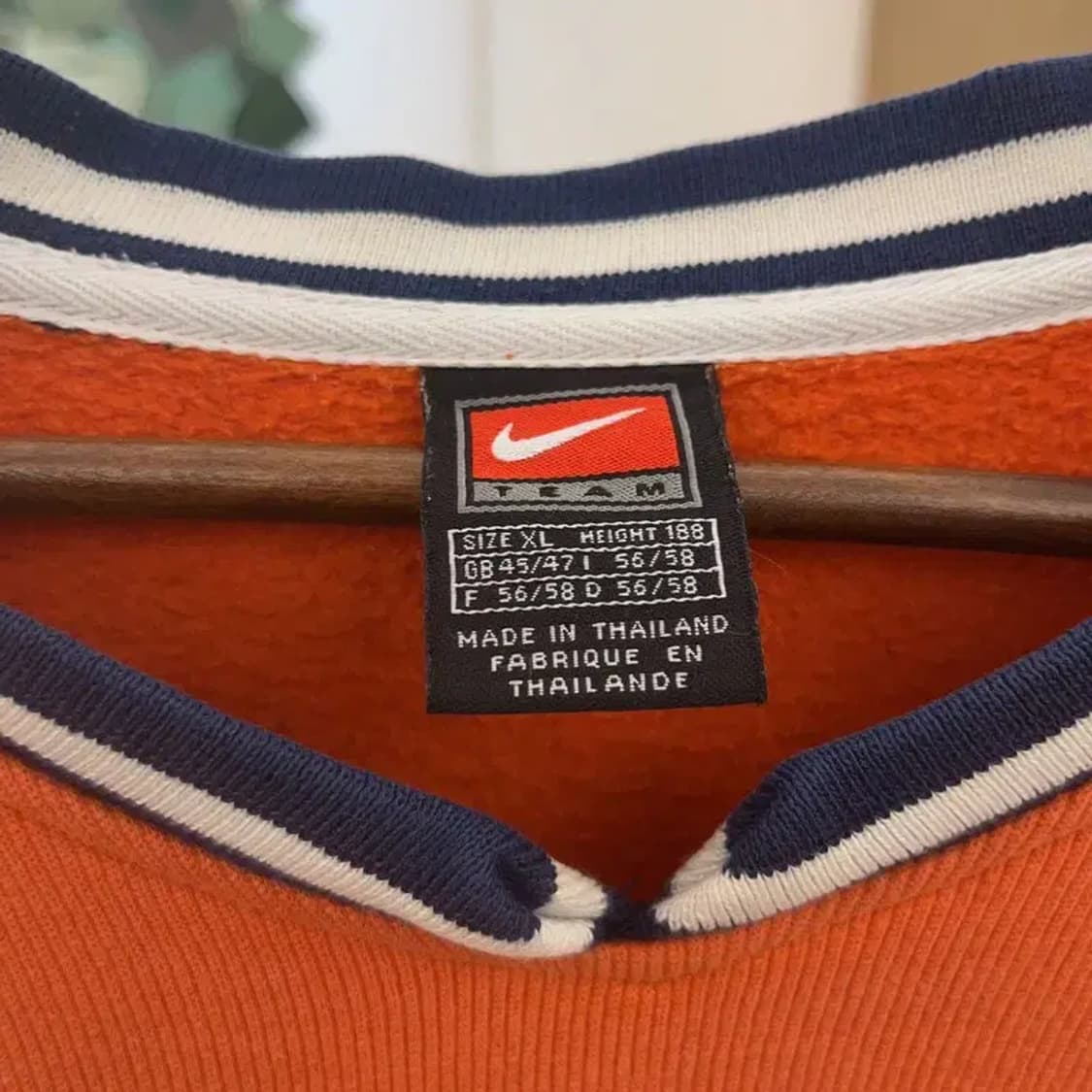 나이키 베스킷볼 90's 빈티지 오렌지 오버핏 롱슬리브 XL C06692 상품이미지5