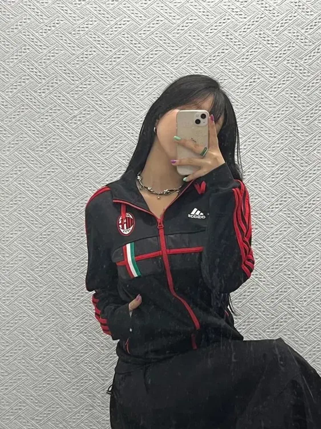 아디다스 ACM AC밀란 축구 트랙탑 져지 집업 90 C06693 상품이미지2