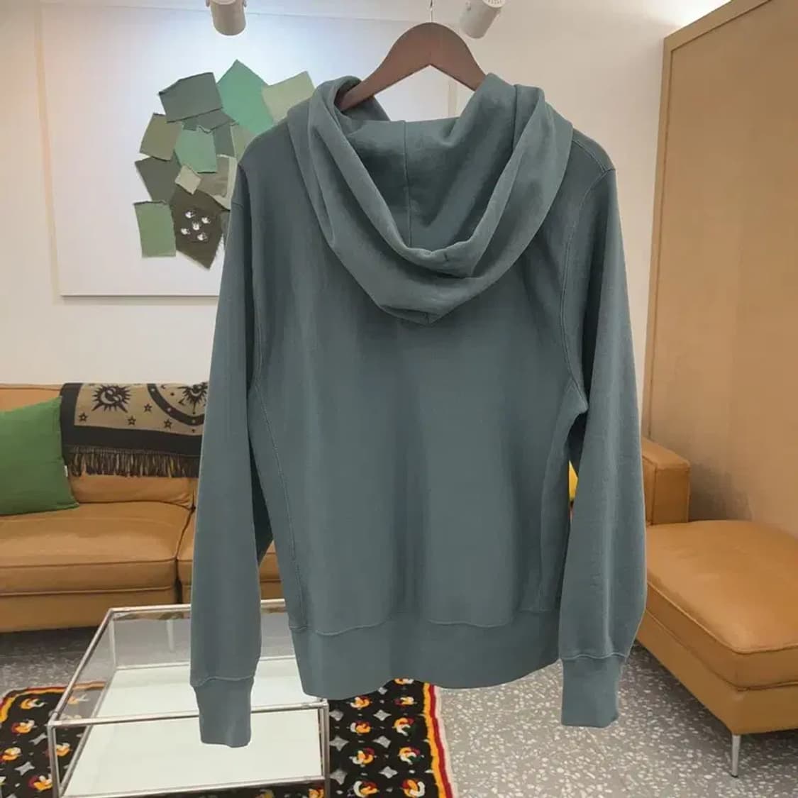 챔피온 빈티지 리버스위브 캔자스 제이호크 후드티 S C06705 상품이미지4