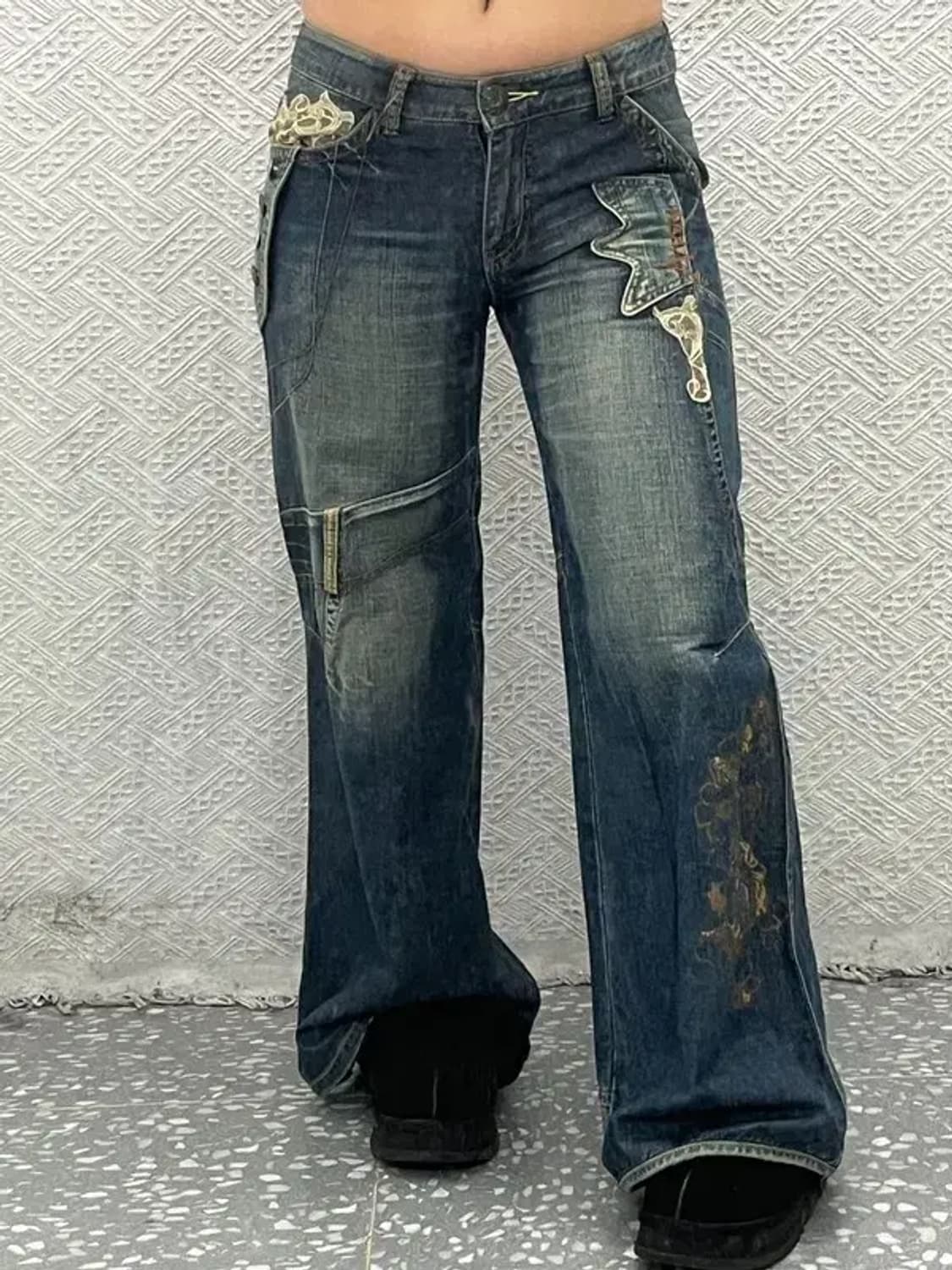 빈티지 올드스쿨 90's 오리엔탈 데님팬츠 26인치 C06713 상품이미지2