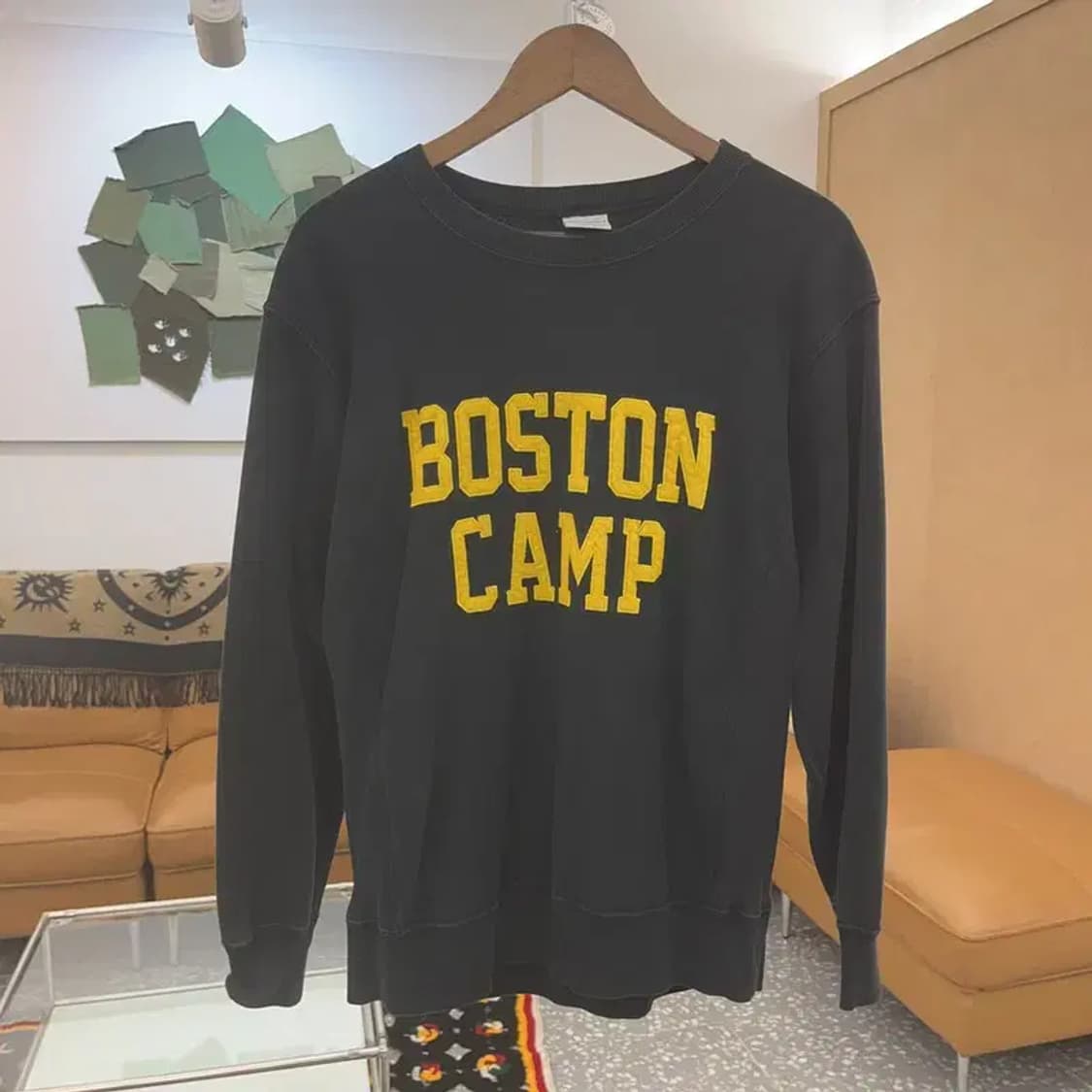 챔피온 리버스위브 보스턴캠프 레터링 맨투맨 스웻셔츠  M C06704 상품이미지3