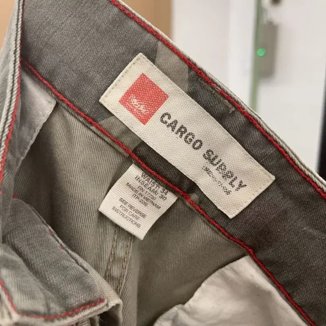 빈티지  밀리터리 카모 플라주 오버핏 카고팬츠 34인치 C06715 상품이미지5