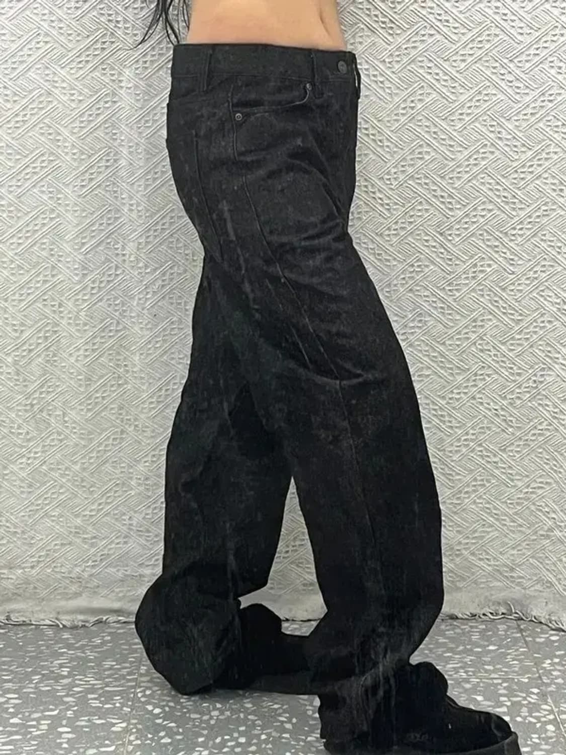 디키즈 베이직 데님 생지 와이드 팬츠 M C06717 상품이미지2