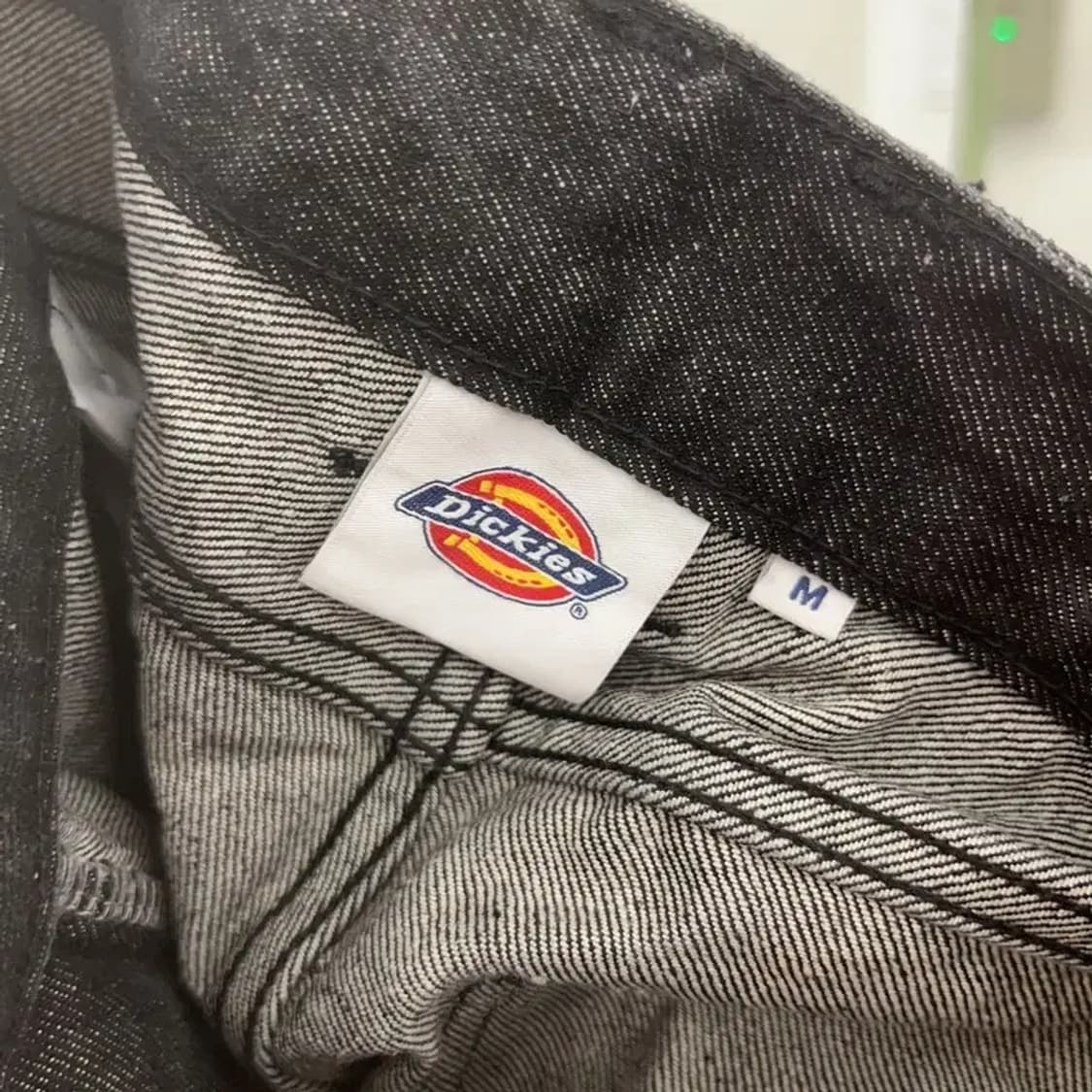 디키즈 베이직 데님 생지 와이드 팬츠 M C06717 상품이미지5